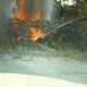 Illustration for article titled Police Dash Cam Captures Amazing Rescue From Flaming Inferno Of A Car